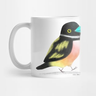 Black and Yellow Broadbill Bird 2 Mug